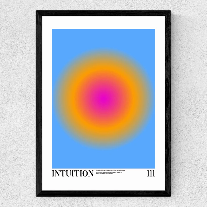 Intuition Medium Black Frame