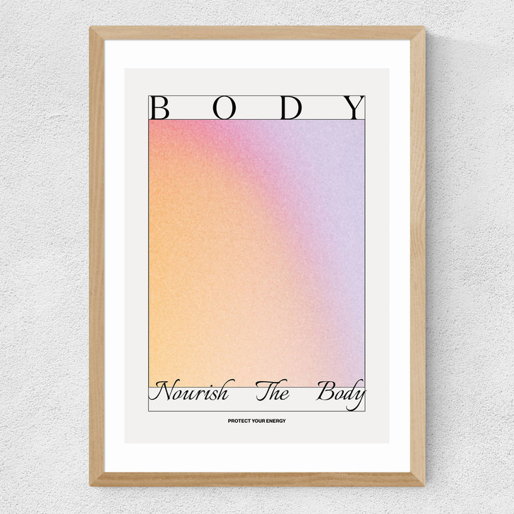 Nourish The Body Medium Oak Frame
