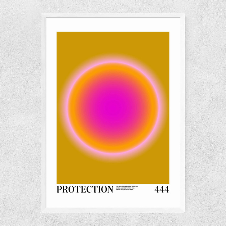 Protection Narrow White Frame Protection Narrow White Frame