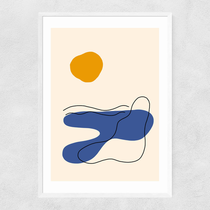 Cornwall Dance Narrow White Frame Cornwall Dance Narrow White Frame