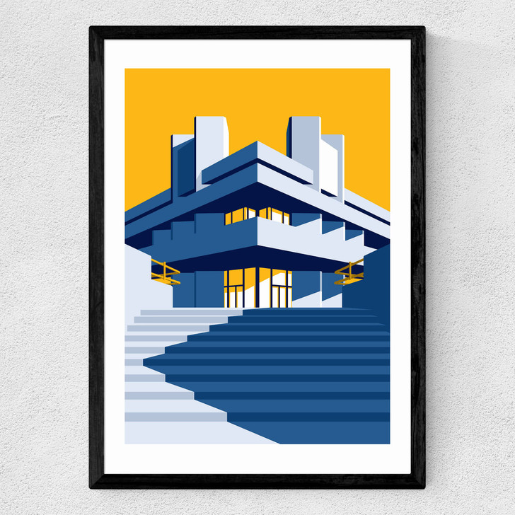 National Theatre 2 Medium Black Frame National Theatre 2 Medium Black Frame