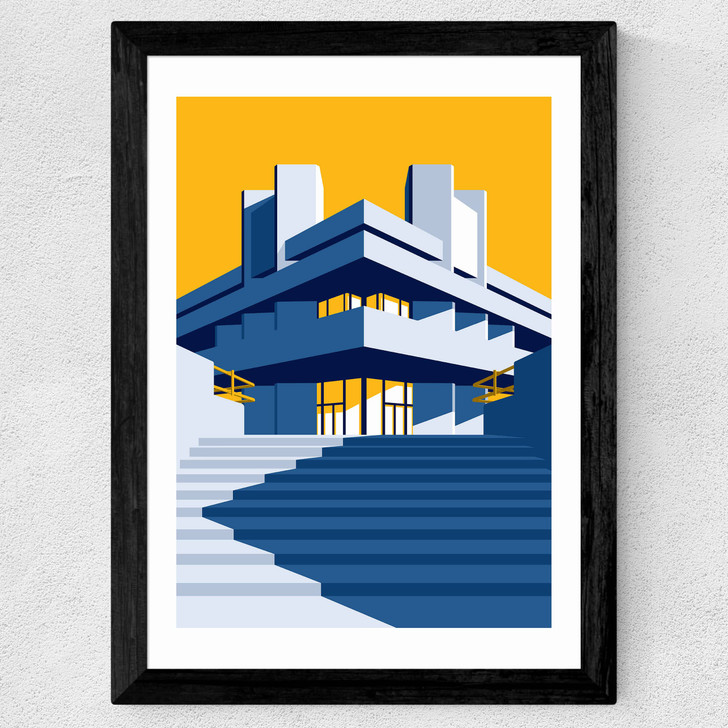 National Theatre 2 Wide Black Frame National Theatre 2 Wide Black Frame