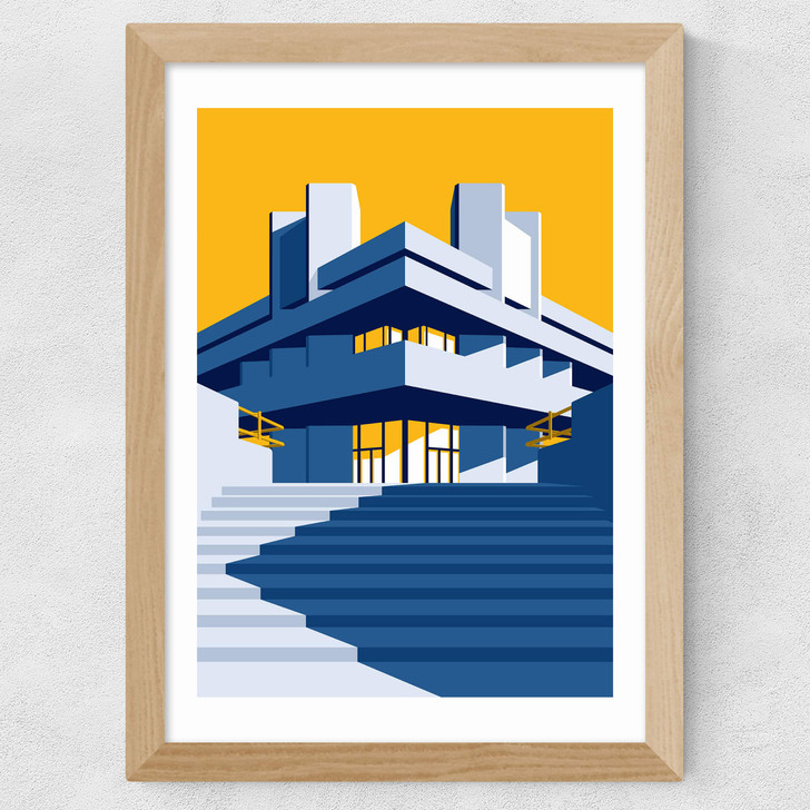 National Theatre 2 Wide Oak Frame National Theatre 2 Wide Oak Frame