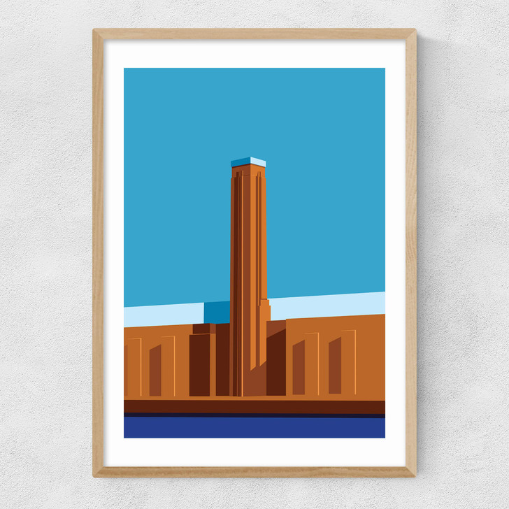 Tate Modern Narrow Oak Frame