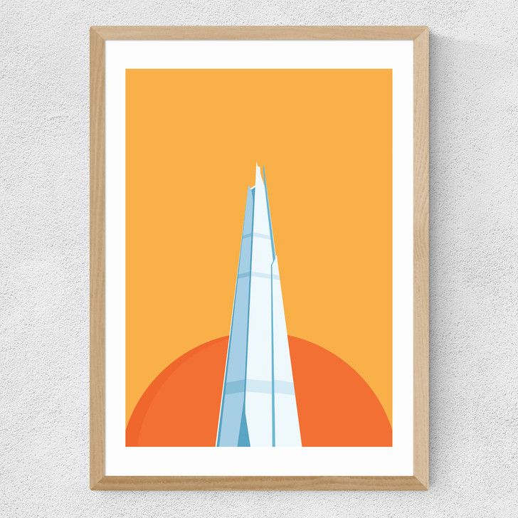 The Shard Medium Oak Frame