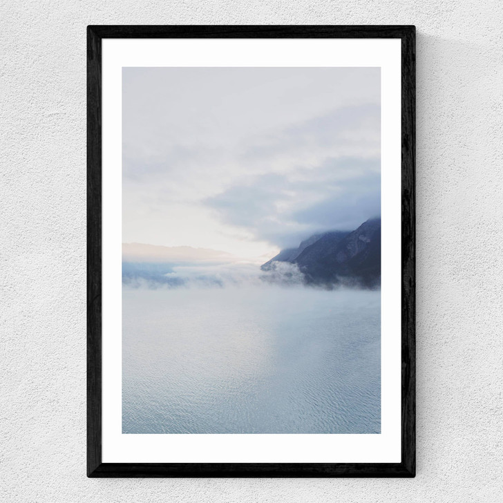 Lake Mist II Medium Black Frame Lake Mist II Medium Black Frame