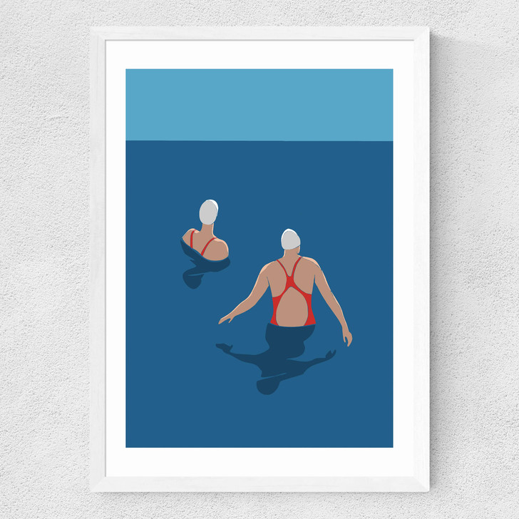 Wild Swimmers II Medium White Frame Wild Swimmers II Medium White Frame