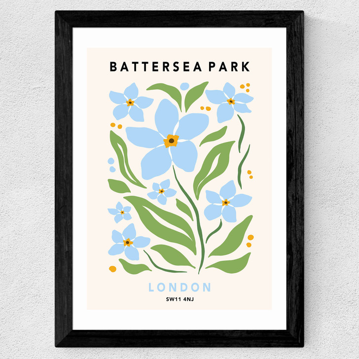 Battersea Park II Wide Black Frame Battersea Park II Wide Black Frame