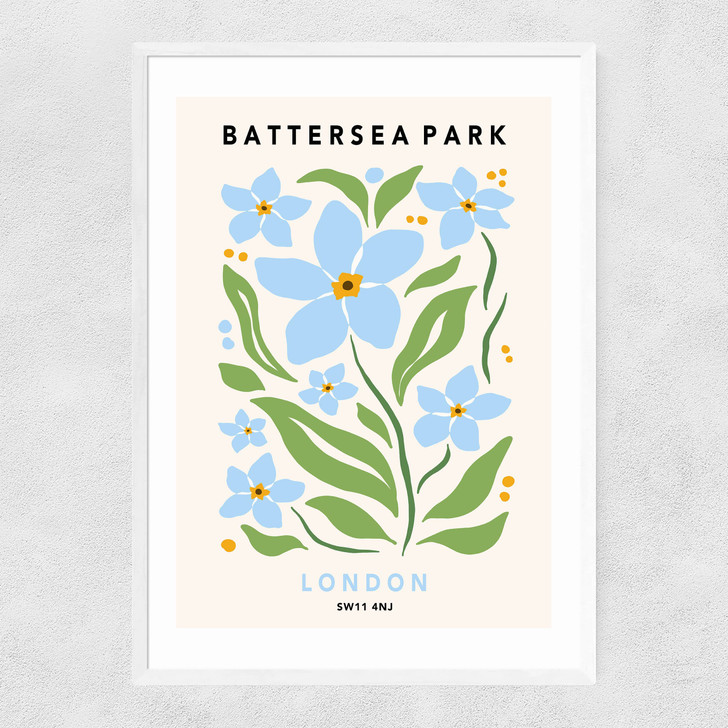 Battersea Park II Narrow White Frame Battersea Park II Narrow White Frame