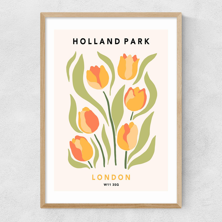 Holland Park II Narrow Oak Frame Holland Park II Narrow Oak Frame