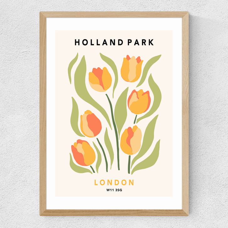 Holland Park II Medium Oak Frame