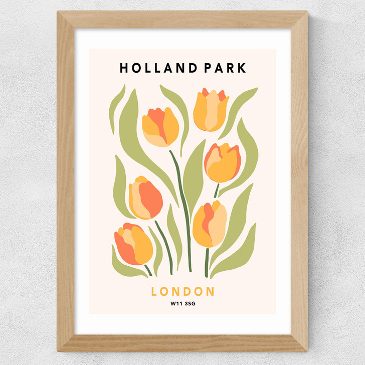 Holland Park II Wide Oak Frame