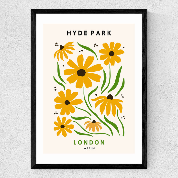Hyde Park II Medium Black Frame