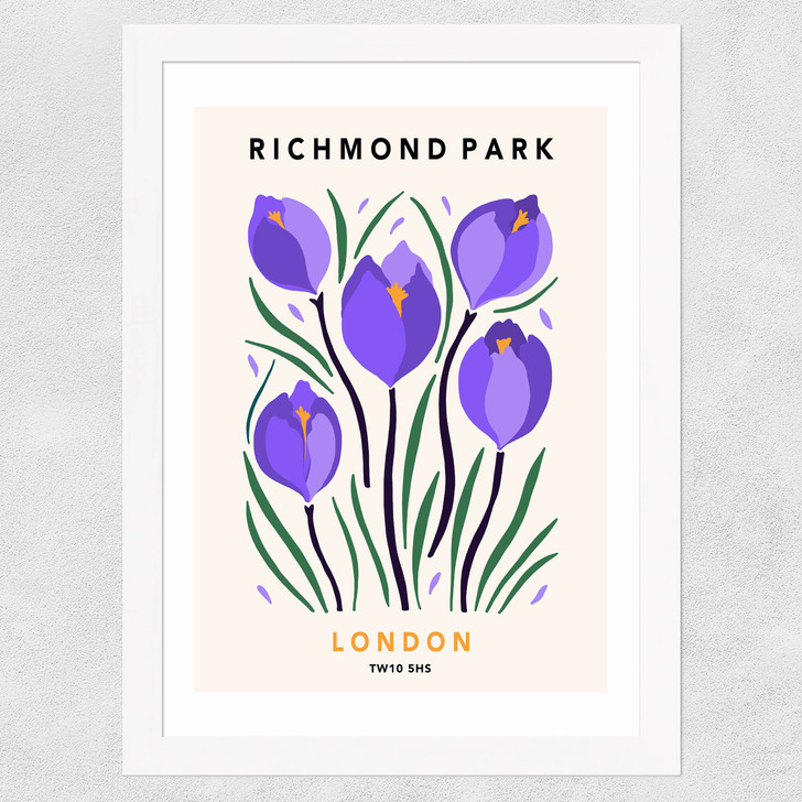 Richmond Park II Wide White Frame Richmond Park II Wide White Frame