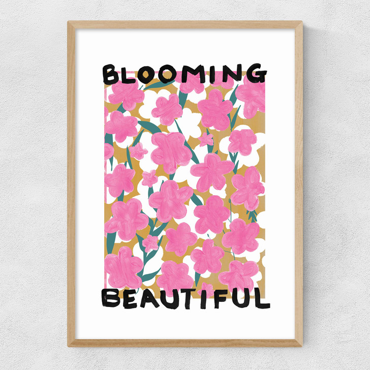 Blooming Beautiful Narrow Oak Frame
