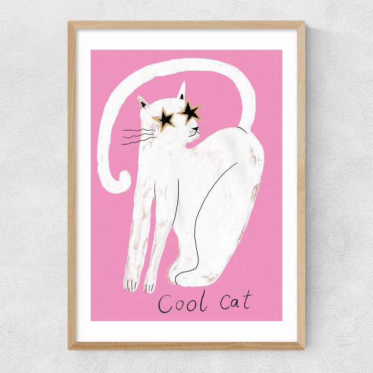 Cool Cat Narrow Oak Frame Cool Cat Narrow Oak Frame
