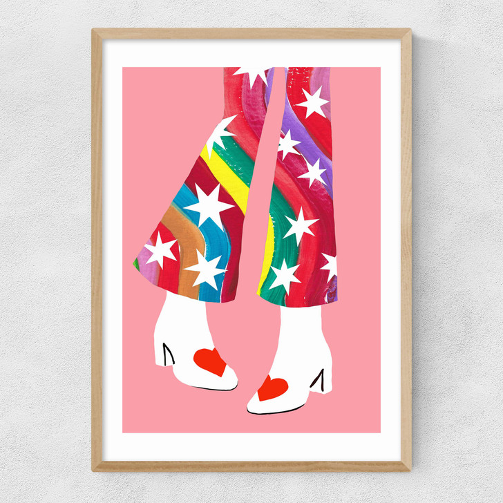 Rainbow Pants Narrow Oak Frame
