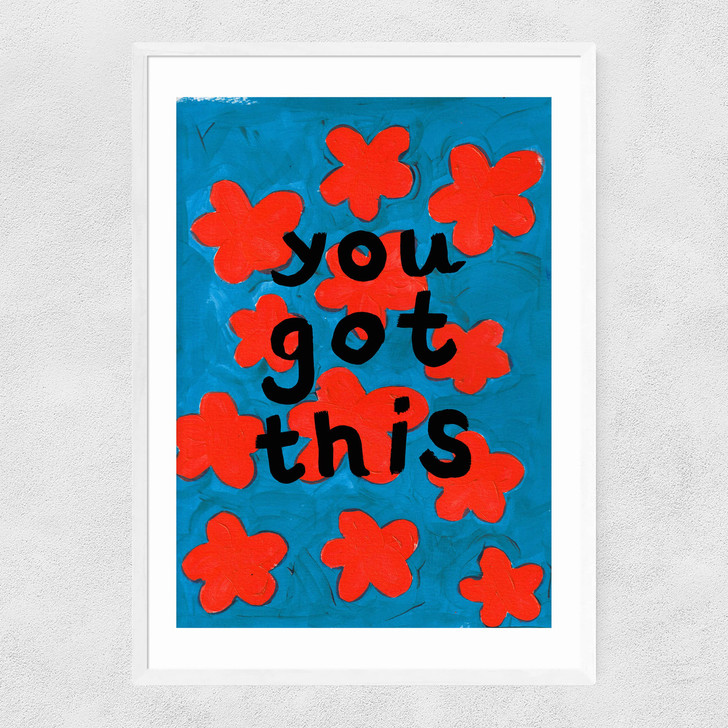 You Got This Narrow White Frame