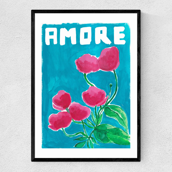 Amore Narrow Black Frame