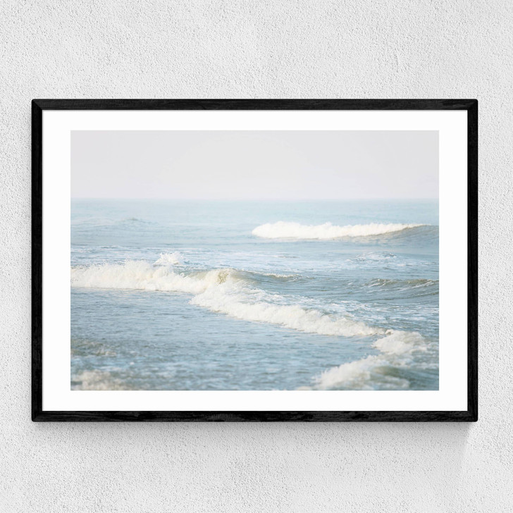 It Comes In Waves Narrow Black Frame