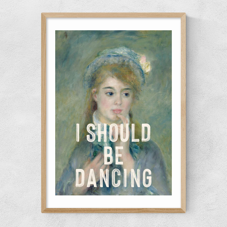 I Should Be Dancing Narrow Oak Frame I Should Be Dancing Narrow Oak Frame