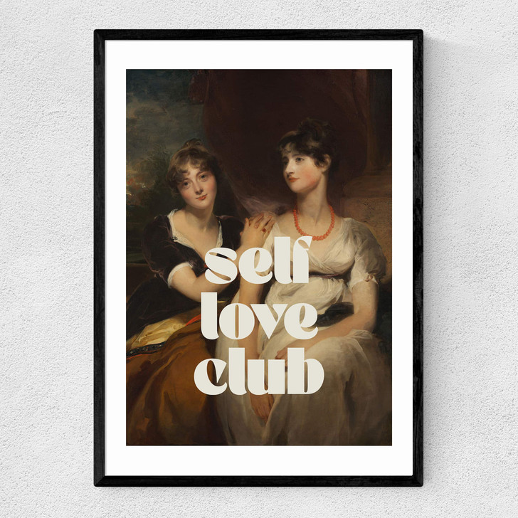 Self Love Club Narrow Black Frame