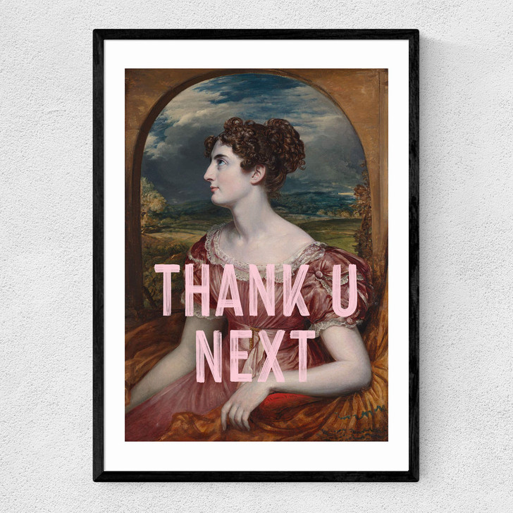 Thank U Next Narrow Black Frame Thank U Next Narrow Black Frame