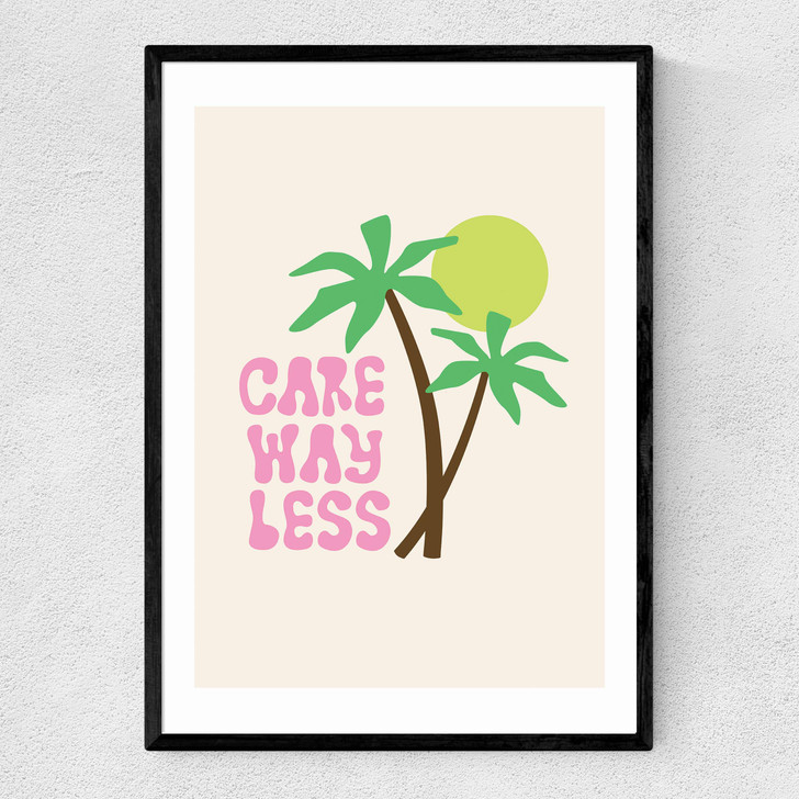 Care Way Less Narrow Black Frame