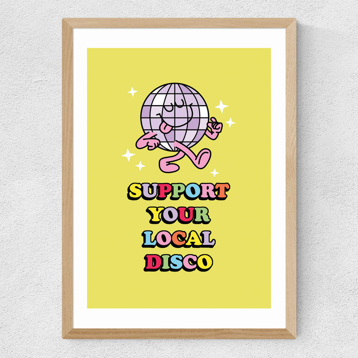 Local Disco Medium Oak Frame Local Disco Medium Oak Frame