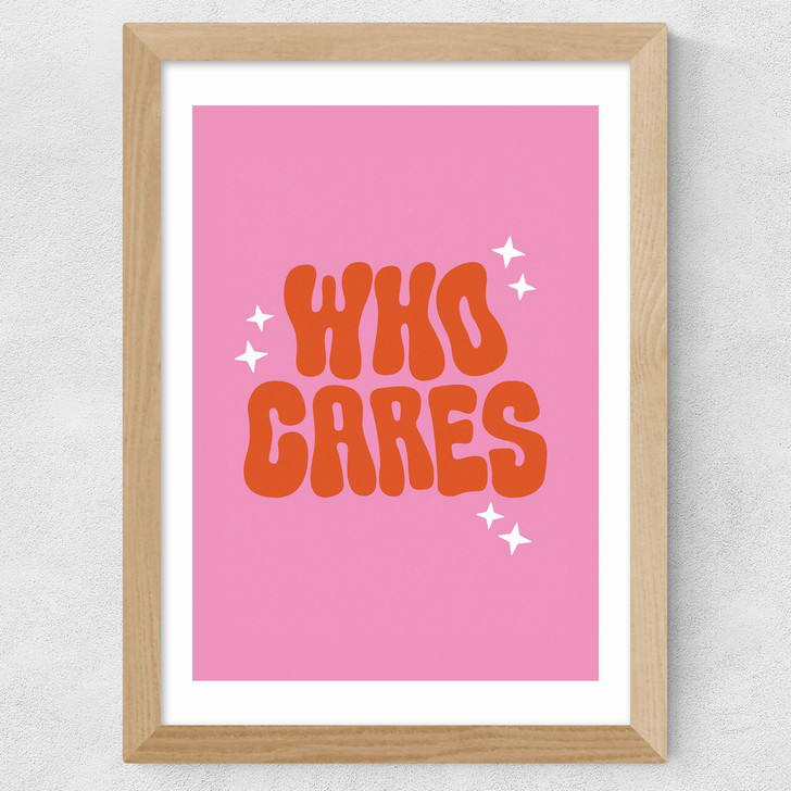 Who Cares Wide Oak Frame