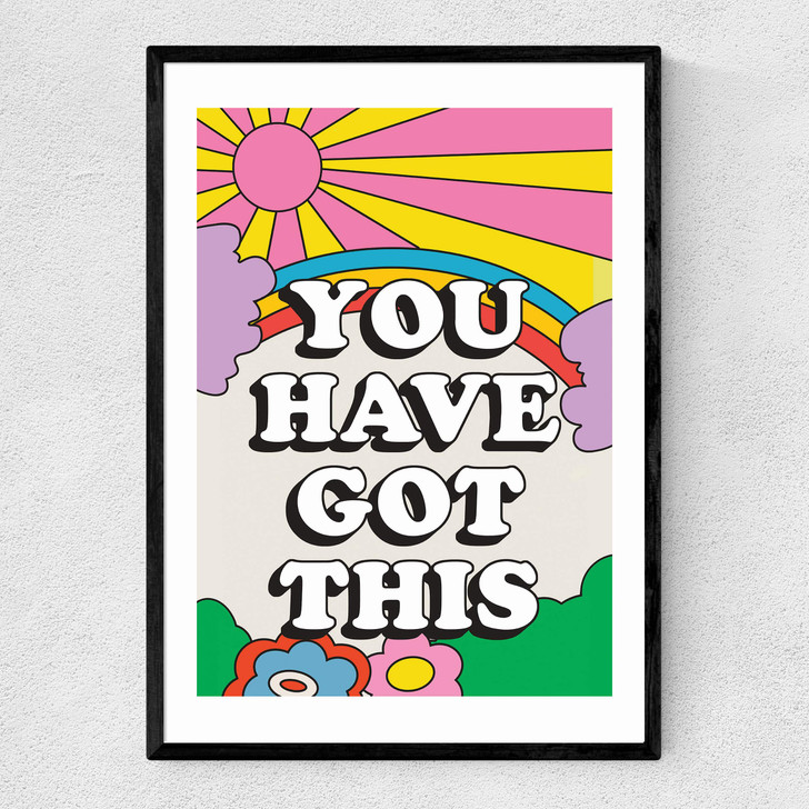 You Have Got This Narrow Black Frame