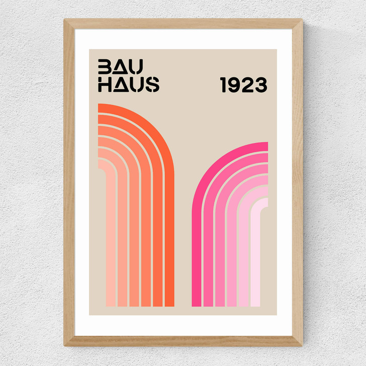 Bauhaus Rainbow Medium Oak Frame