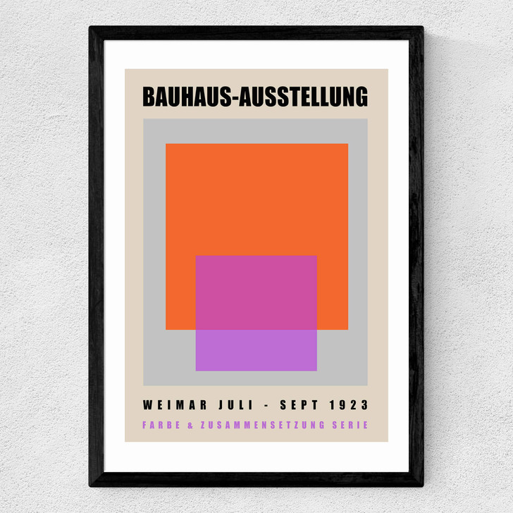 Orange & Purple Bauhaus