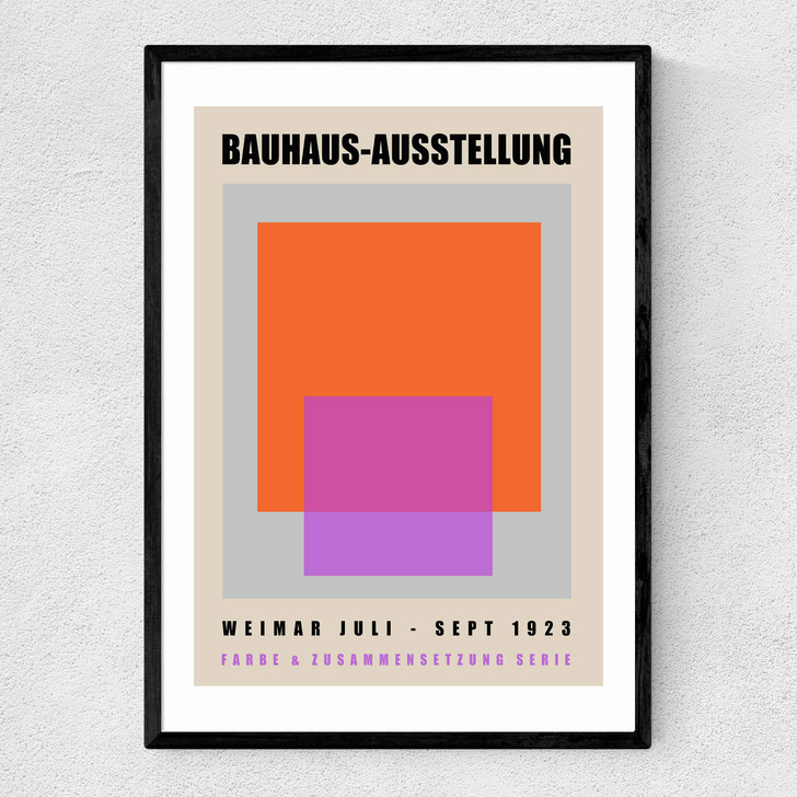 Orange & Purple Bauhaus