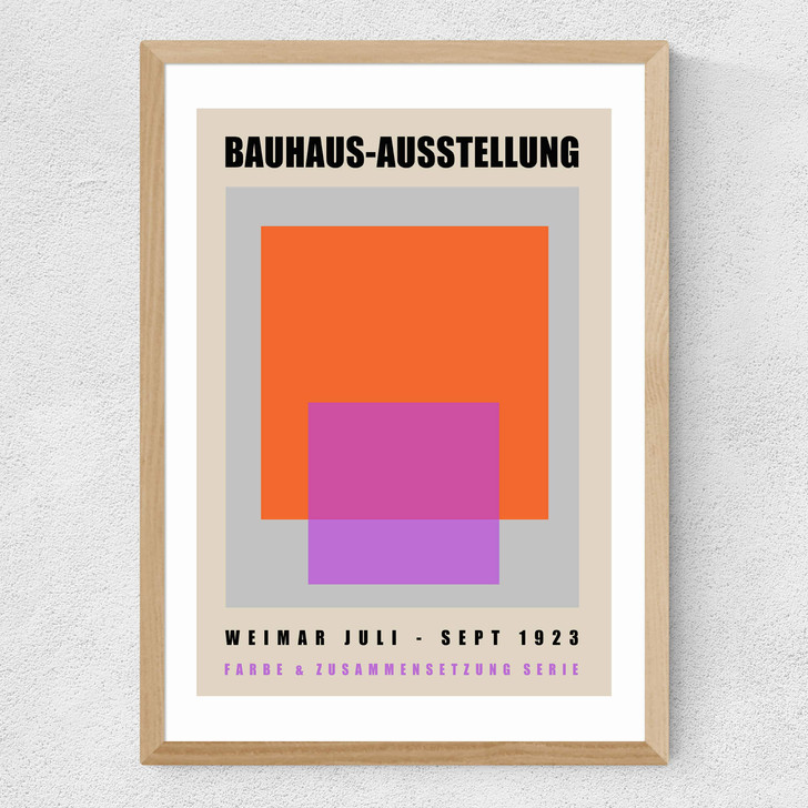 Orange & Purple Bauhaus