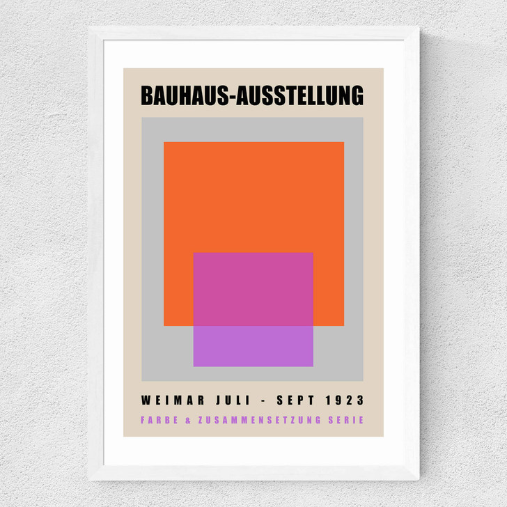 Orange & Purple Bauhaus