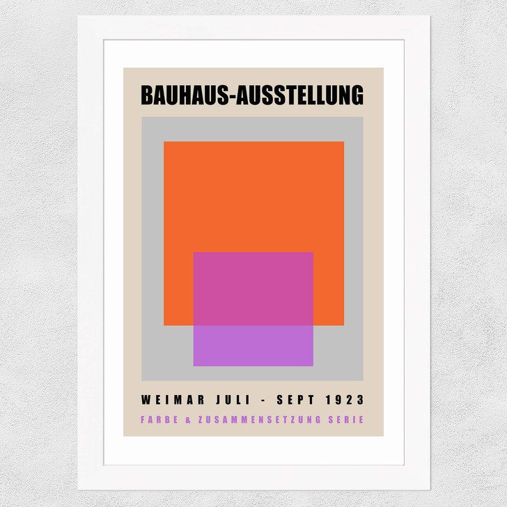Orange & Purple Bauhaus