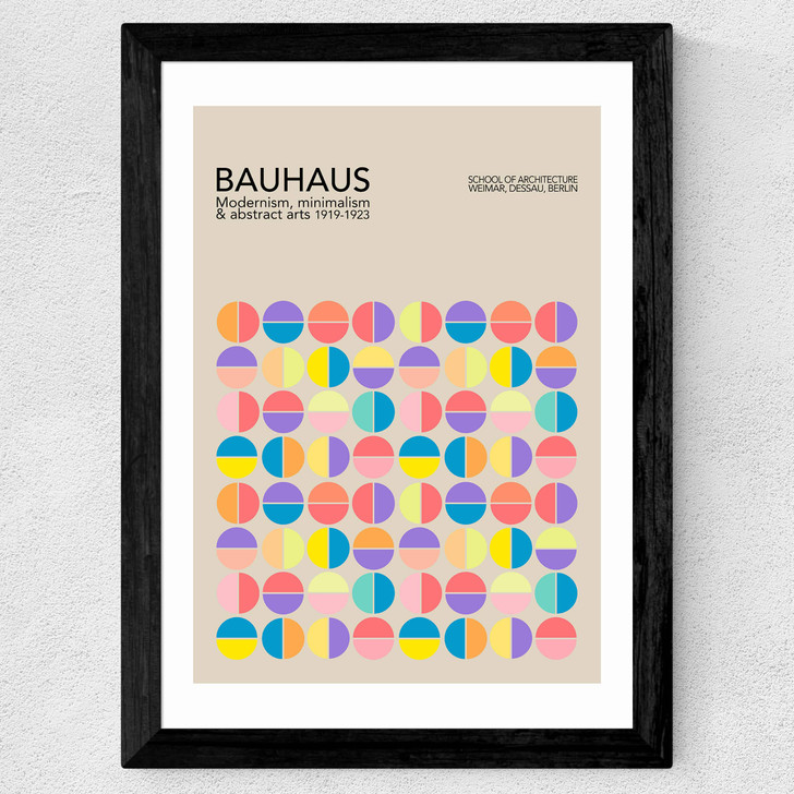 Pastel Circles Bauhaus