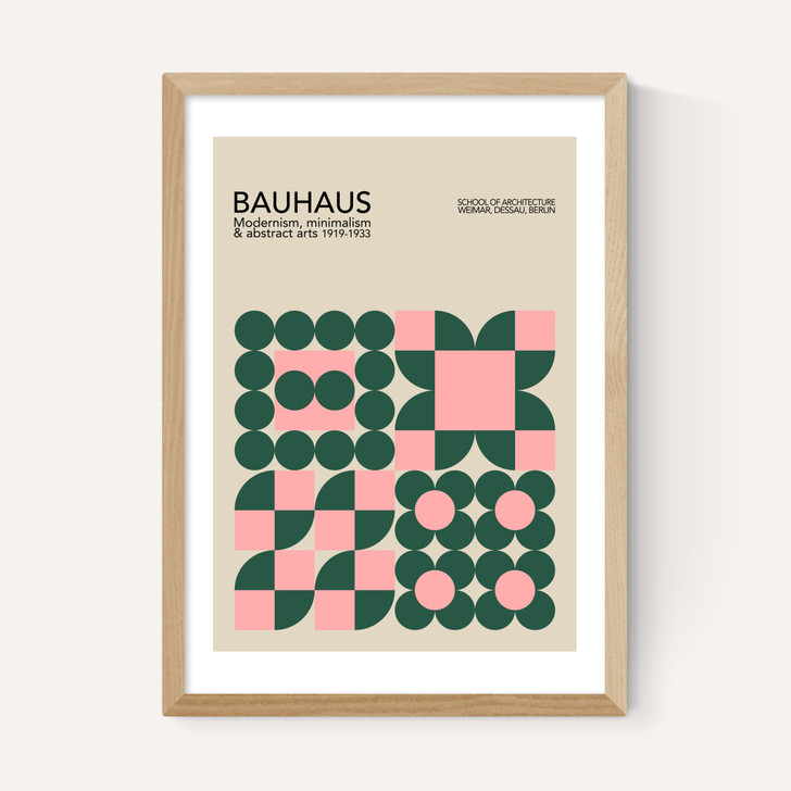 Pink & Green Bauhaus
