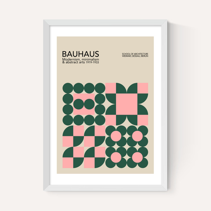 Pink & Green Bauhaus
