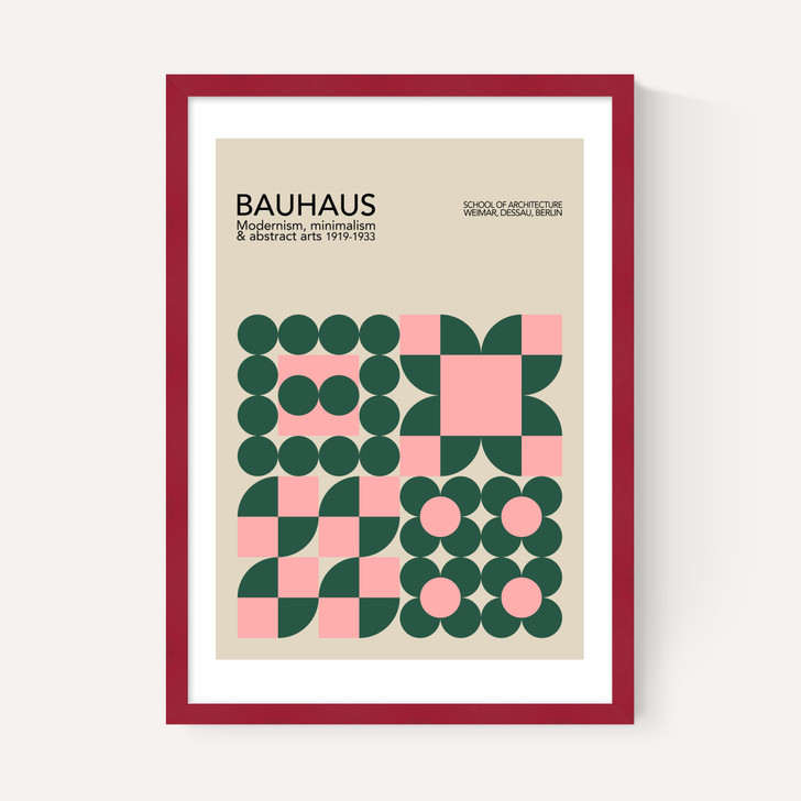 Pink & Green Bauhaus