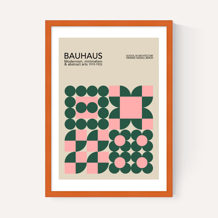 Pink & Green Bauhaus