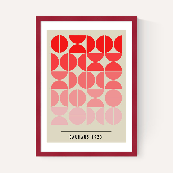 Red Bauhaus Gradient