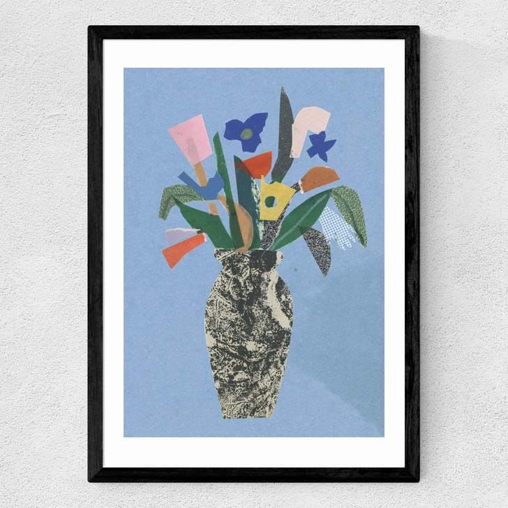 Vase Medium Black Frame Vase Medium Black Frame