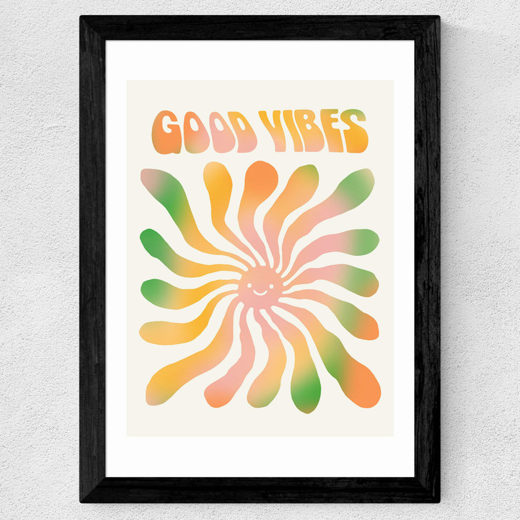 Good Vibes Wide Black Frame Good Vibes Wide Black Frame
