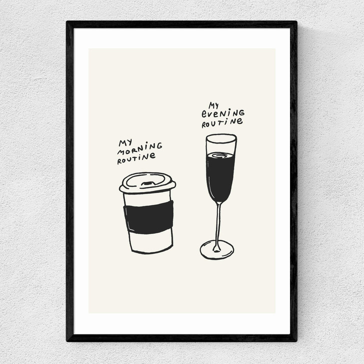 Routines Narrow Black Frame