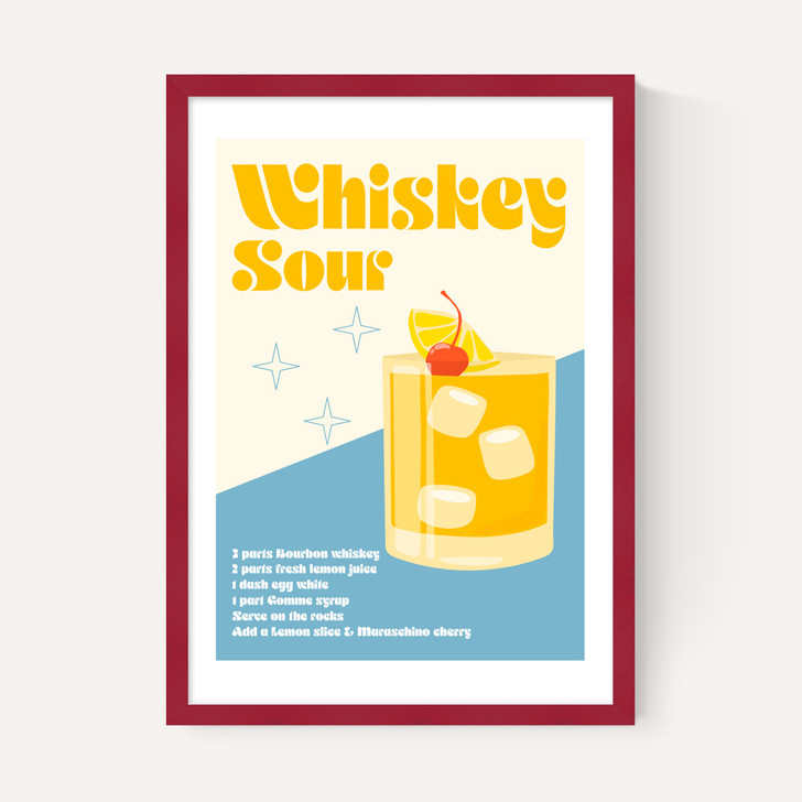Whiskey Sour Cocktail