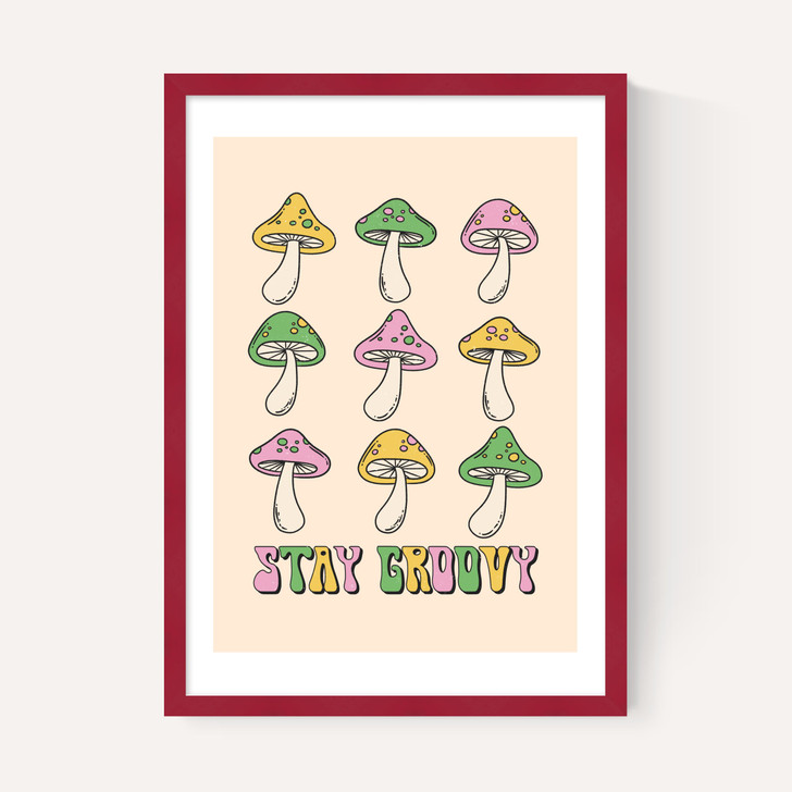 Stay Groovy Mushroom