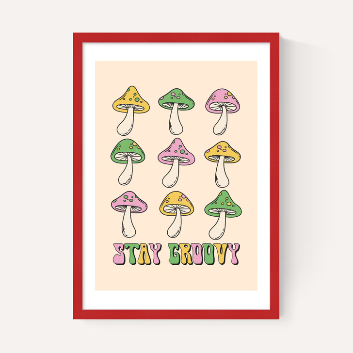 Stay Groovy Mushroom