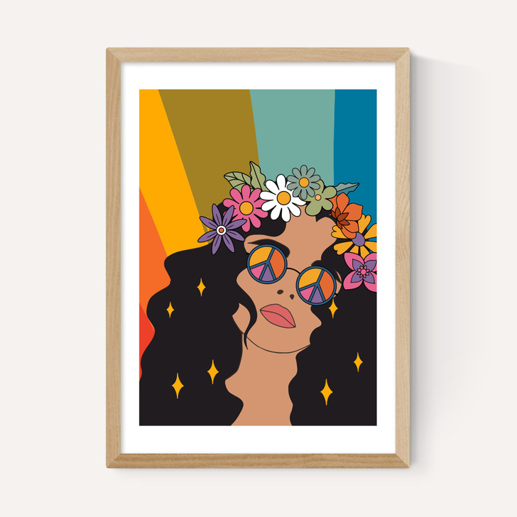 Groovy Hippie Girl